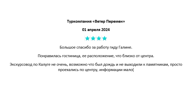 Отзывы